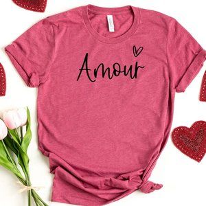 Amour Raspberry T-Shirt